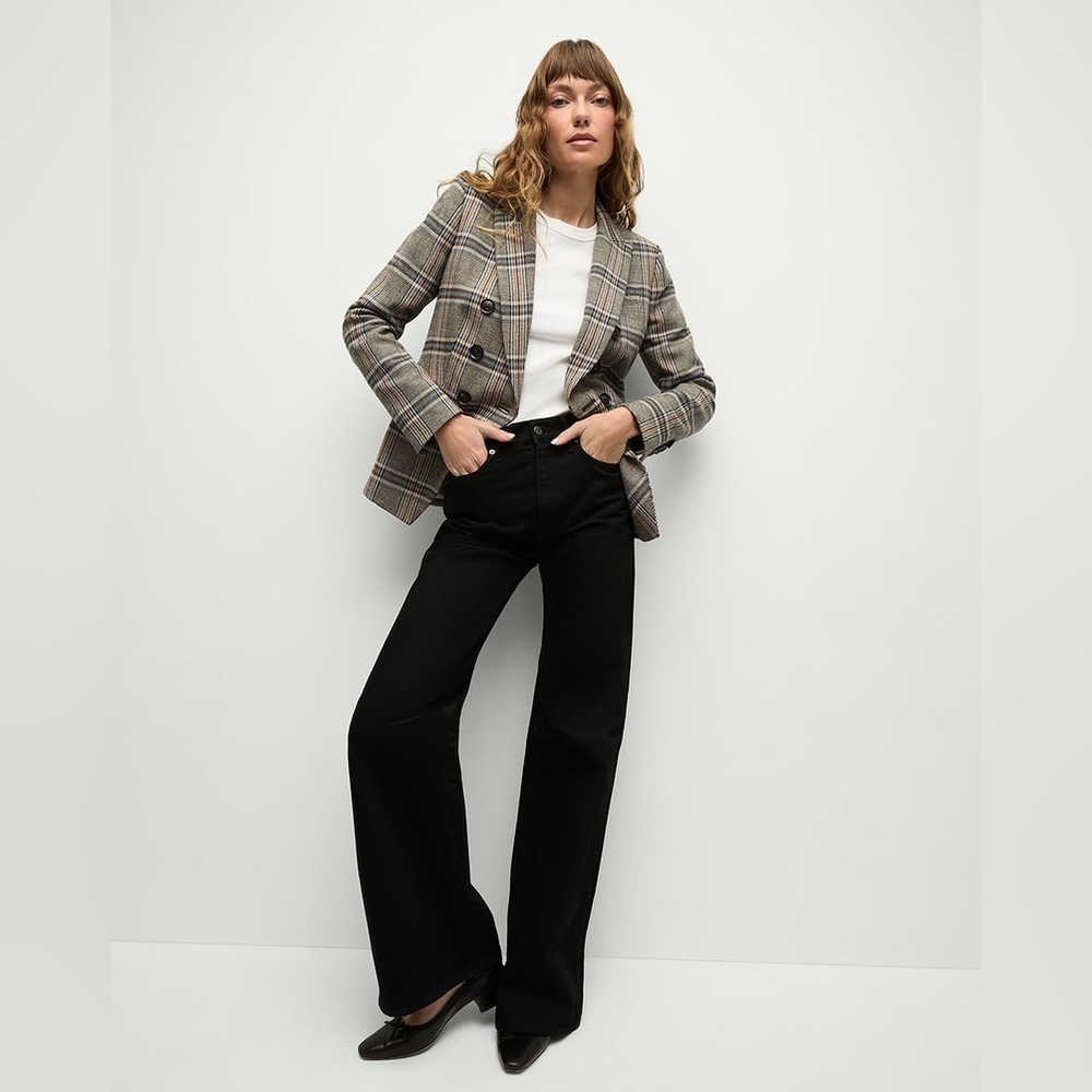 NWT $798 Veronica Beard Miller Herringbone Tweed Dickey Jacket